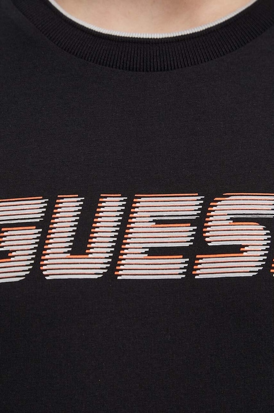 Bavlnené tričko Guess EGBERT Z4GI11.I3Z14 čierna