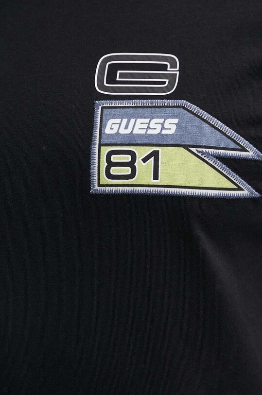 Хлопковая футболка Guess OZRIC Z4GI16.I3Z14 чёрный