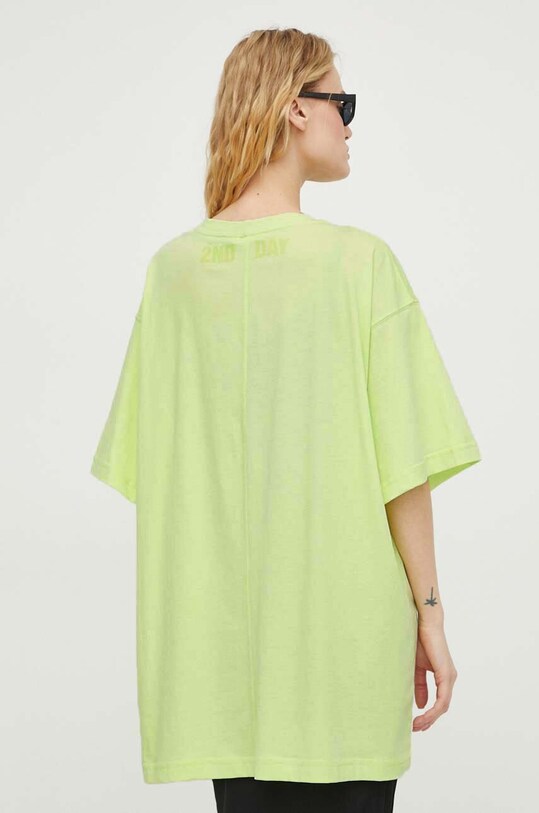 Îmbrăcăminte 2NDDAY tricou din bumbac 2242245302 verde
