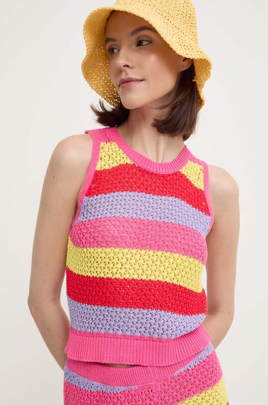 United Colors of Benetton pulover subtiri multicolor 12365H005