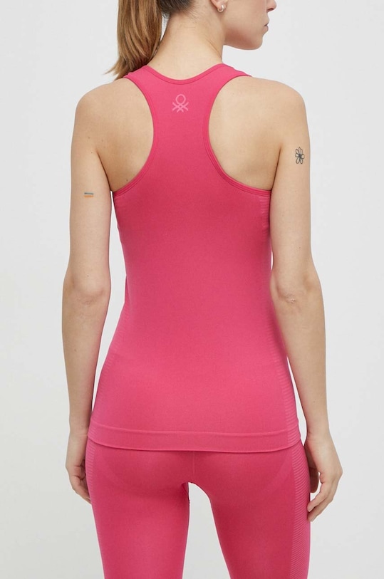 Odzież United Colors of Benetton top 1KIJ3H007 różowy