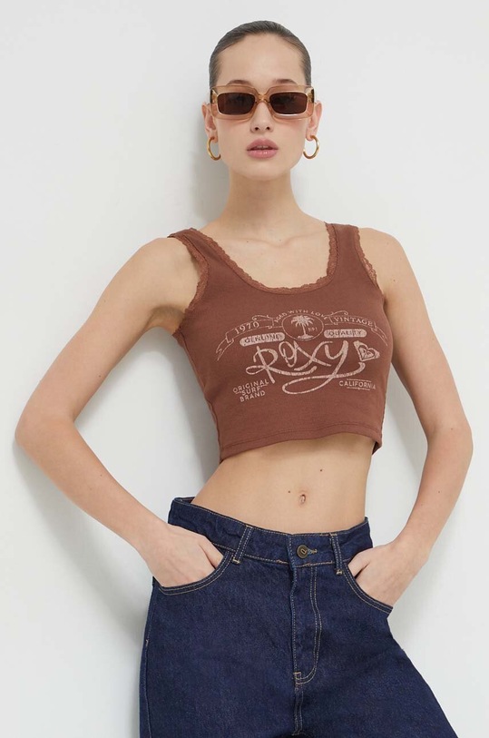 Roxy top brązowy ARJZT07827