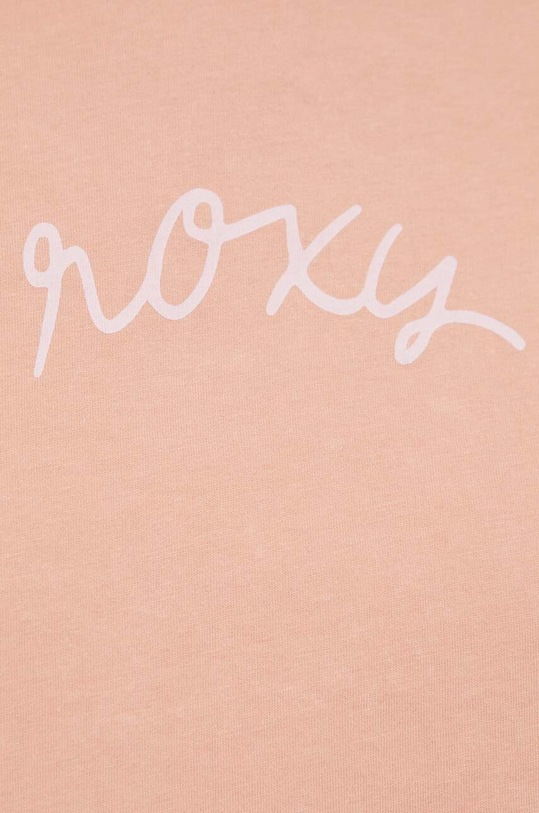 Хлопковая футболка Roxy ERJZT05685 оранжевый