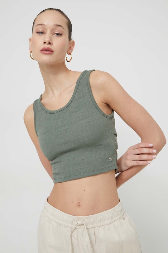 Îmbrăcăminte Roxy top ERJKT03648 verde