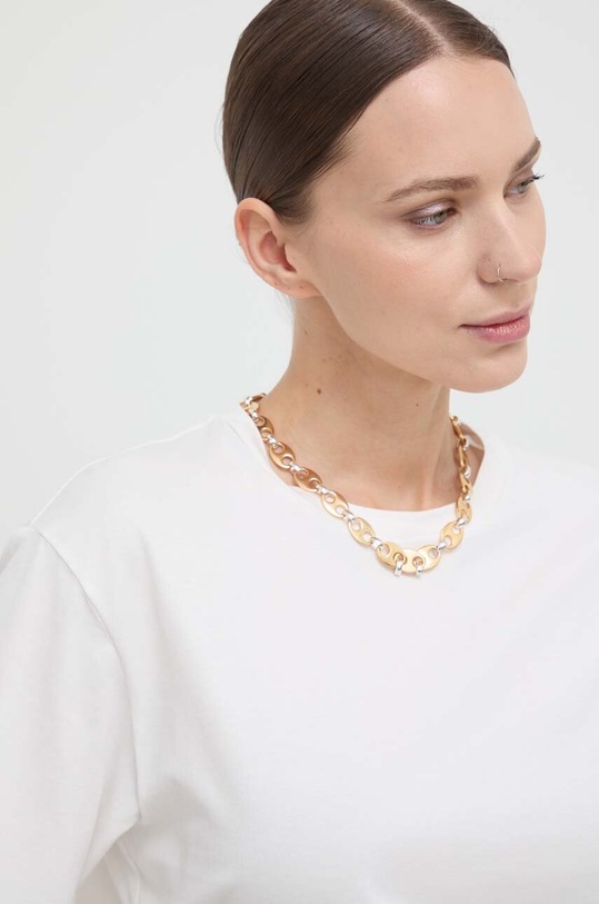 Weekend Max Mara tricou din bumbac alb 2415941052600
