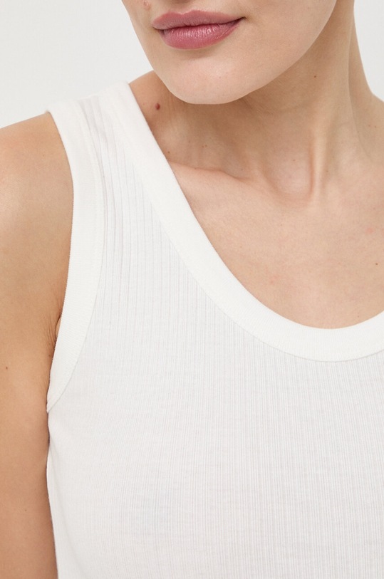 Weekend Max Mara top bawełniany 2415941082600 beżowy