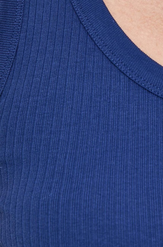 Weekend Max Mara top bawełniany 2415941082600 granatowy