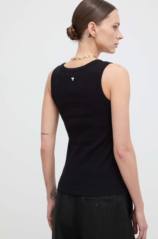 Oblečení Bavlněný top Weekend Max Mara 2415941082600 černá