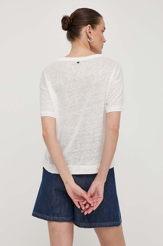 Ruházat Weekend Max Mara vászon póló 2415941102600 bézs