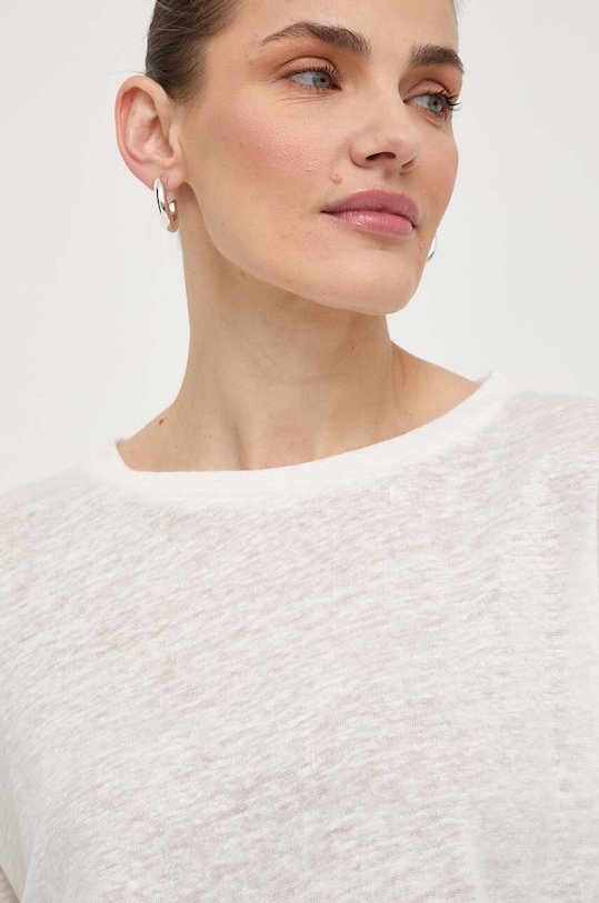 Weekend Max Mara vászon póló bézs 2415941102600