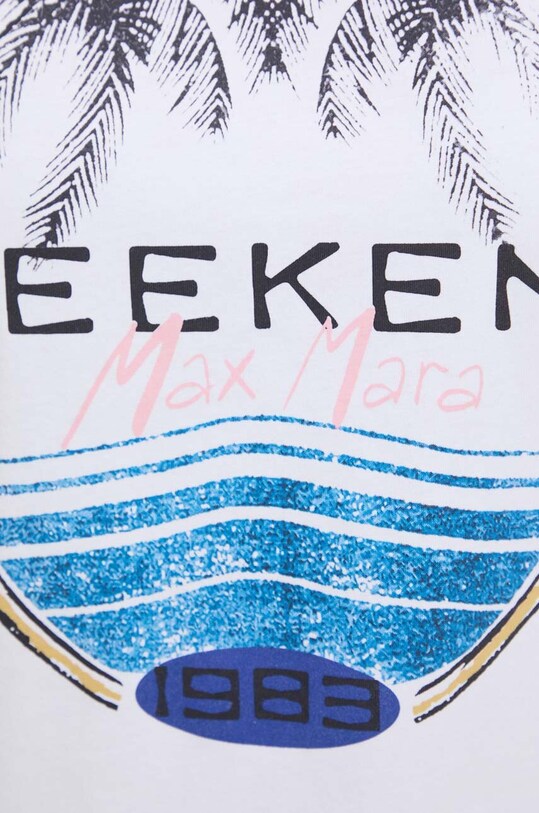 Weekend Max Mara t-shirt bawełniany 2415971032600 biały