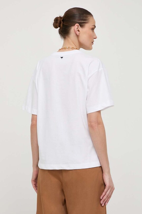 Odzież Weekend Max Mara t-shirt bawełniany 2415971032600 biały