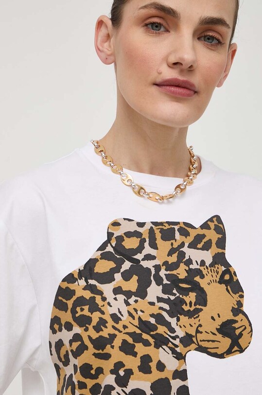 Weekend Max Mara t-shirt bawełniany biały 2415971032600