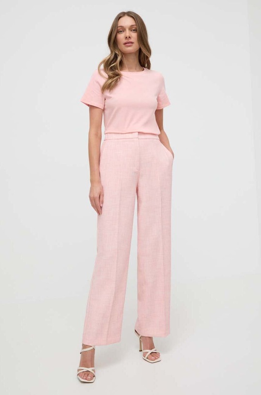 Weekend Max Mara t-shirt 2415971042600 różowy SS24