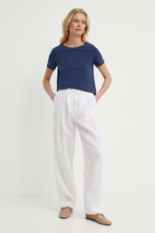 Weekend Max Mara t-shirt 2415971042600 granatowy SS24