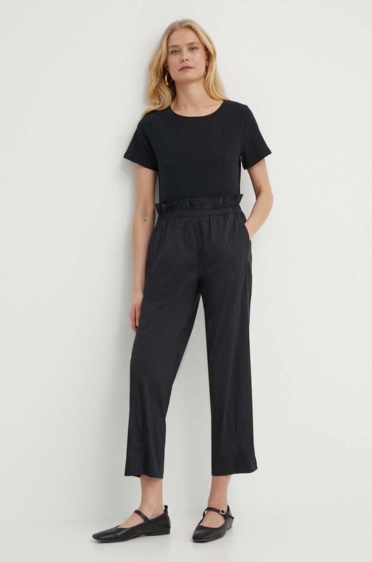 Weekend Max Mara t-shirt 2415971042600 czarny SS24