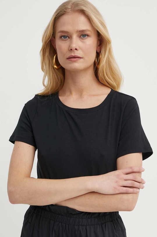 Weekend Max Mara t-shirt czarny 2415971042600