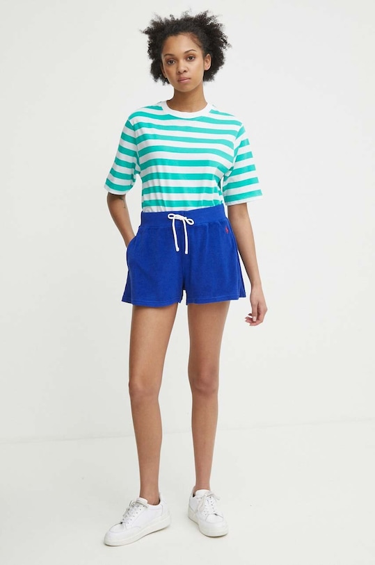 Bavlnené tričko United Colors of Benetton 34KUD107E zelená SS24