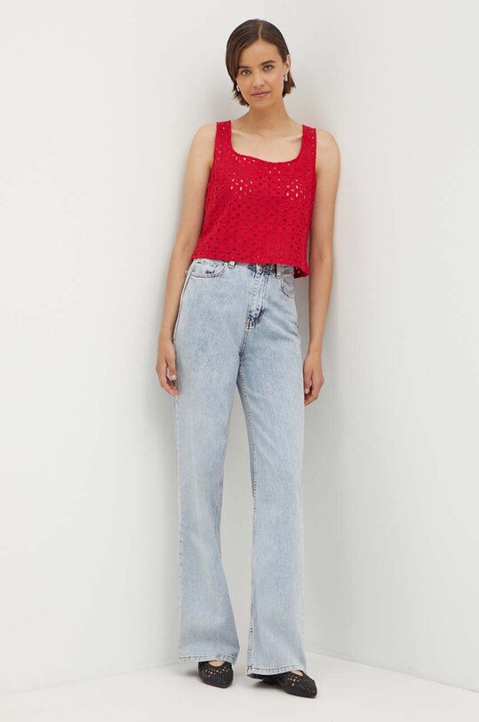 Top United Colors of Benetton 58BHDH00L ružová SS24