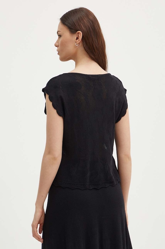 Odzież United Colors of Benetton top 103CD10AR czarny