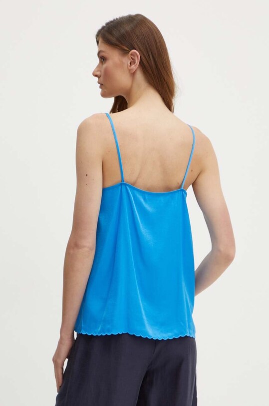 Одежда Блузка United Colors of Benetton 55L5DH00M голубой