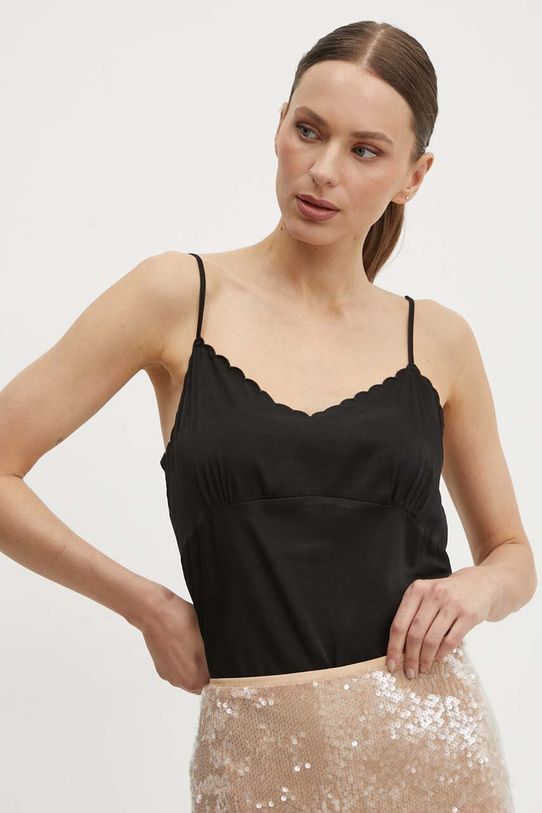 United Colors of Benetton bluzka czarny 55L5DH00M