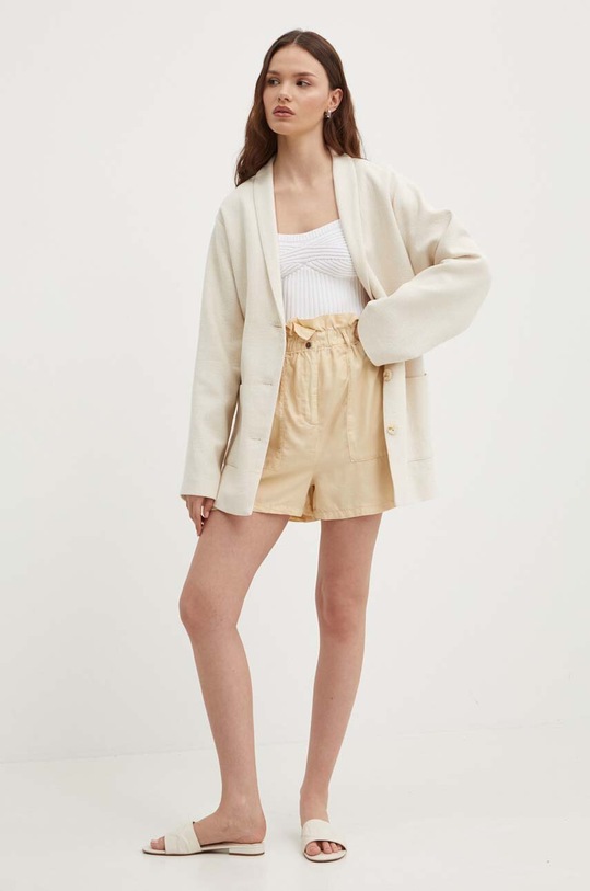 Бавовняний топ United Colors of Benetton 1594DH00Z білий SS24