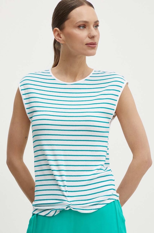 Μπλουζάκι United Colors of Benetton κανονικό πράσινο 3NRAD107J