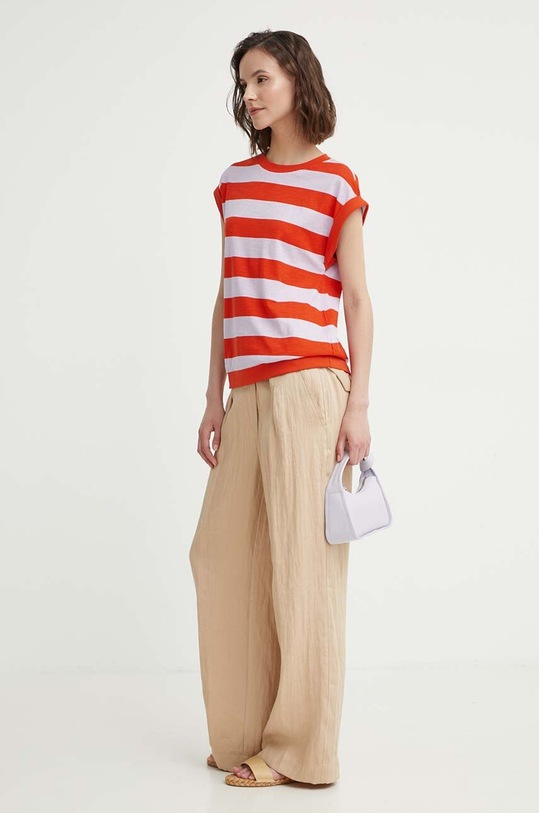 United Colors of Benetton t-shirt bawełniany 32FXD107K multicolor SS24