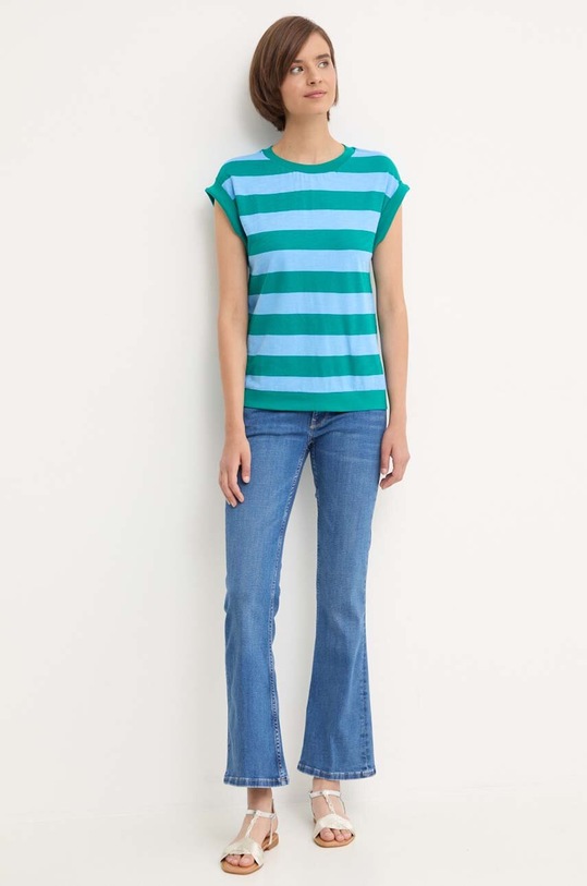 United Colors of Benetton t-shirt bawełniany 32FXD107K multicolor SS24