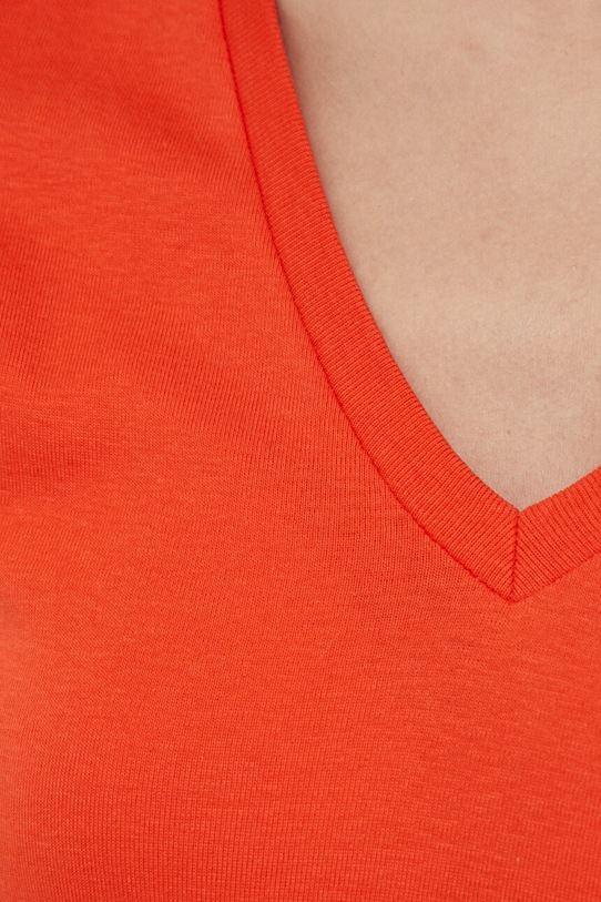 United Colors of Benetton t-shirt bawełniany 3GA2E4230 pomarańczowy