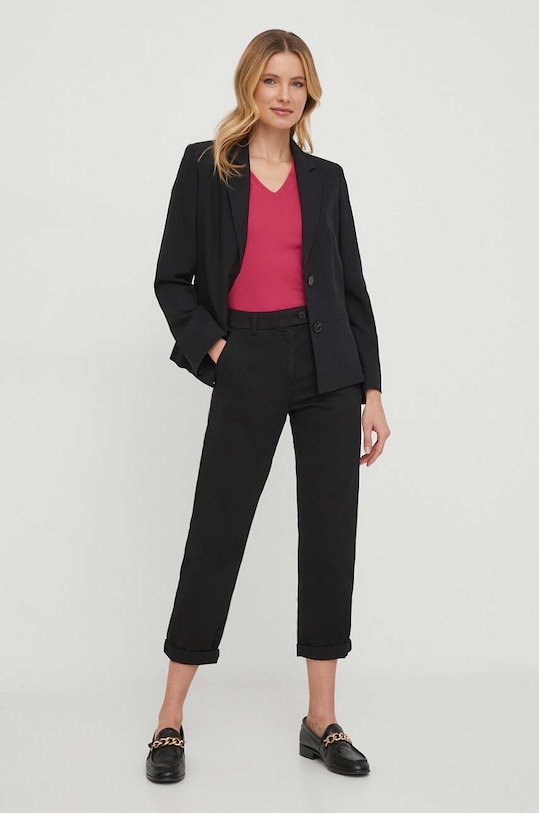 United Colors of Benetton t-shirt bawełniany 3GA2E4230 różowy AA00