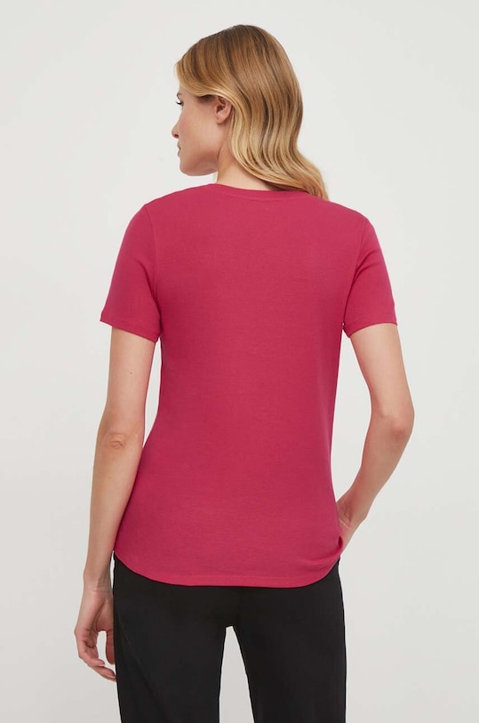 Odzież United Colors of Benetton t-shirt bawełniany 3GA2E4230 różowy