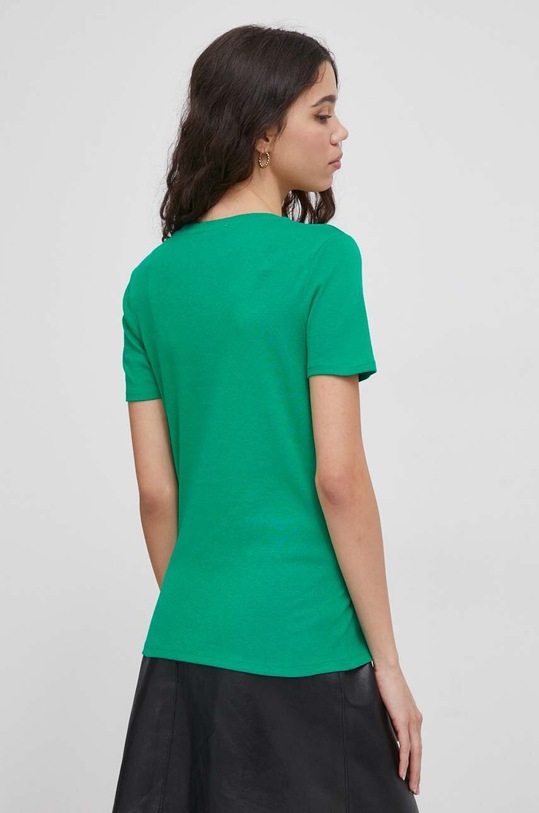Odzież United Colors of Benetton t-shirt bawełniany 3GA2E4230 zielony