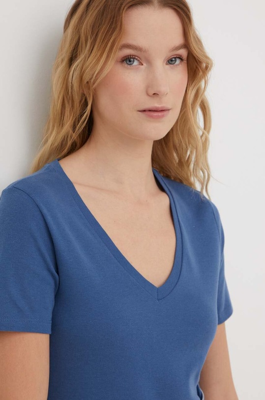 United Colors of Benetton tricou din bumbac 3GA2E4230 albastru AA00