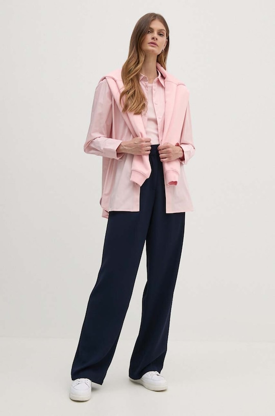 Bavlnené tričko United Colors of Benetton 3GA2E16A0 ružová AA00