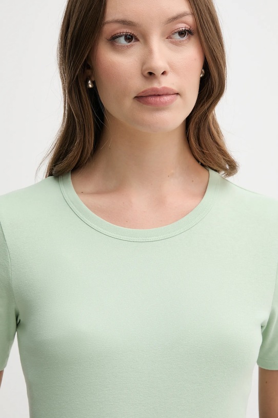 United Colors of Benetton t-shirt bawełniany zielony 3GA2E16A0