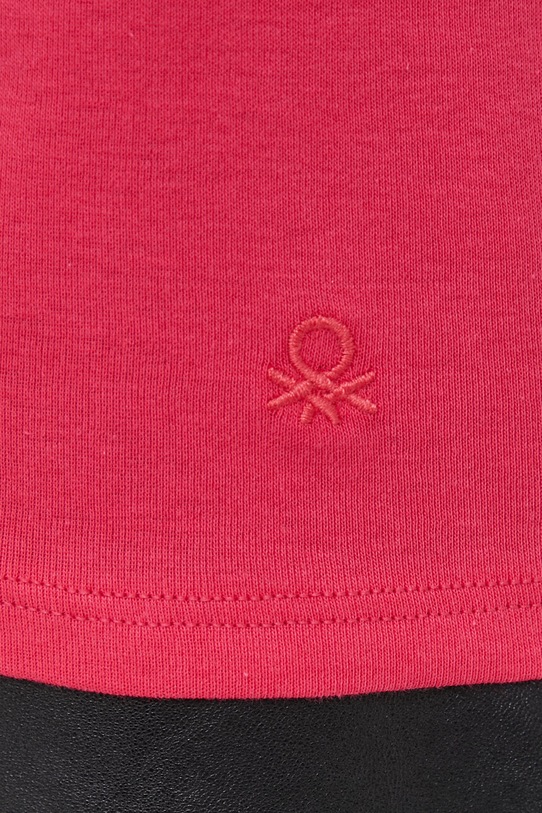 Bavlnené tričko United Colors of Benetton 3GA2E16A0 ružová