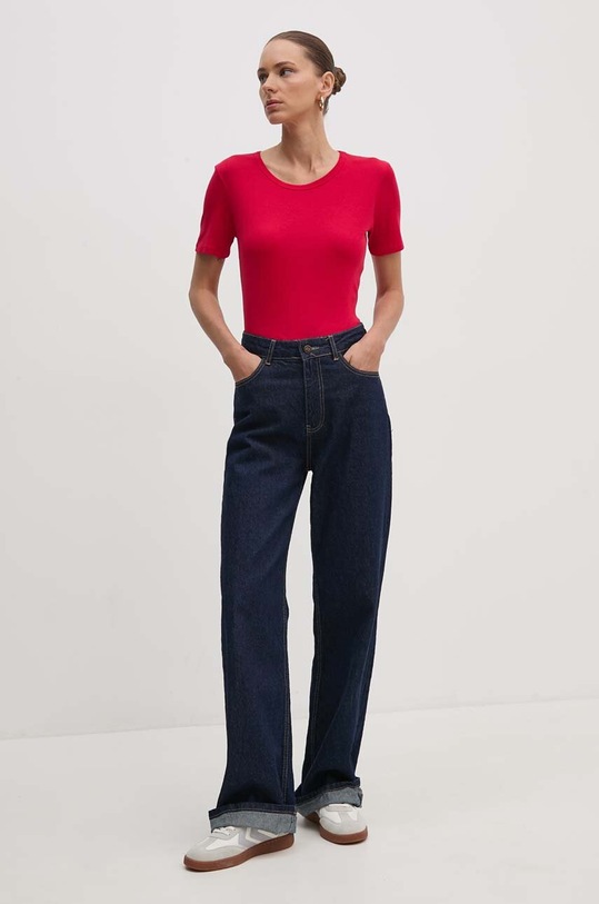 United Colors of Benetton t-shirt in cotone 3GA2E16A0 rosa AA00