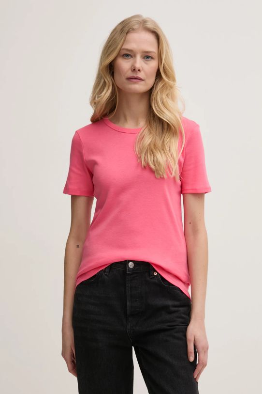 United Colors of Benetton t-shirt bawełniany bawełna różowy 3GA2E16A0