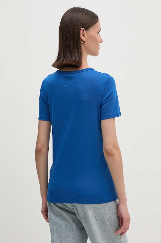 Oblečení Bavlněné tričko United Colors of Benetton 3GA2E16A0 modrá