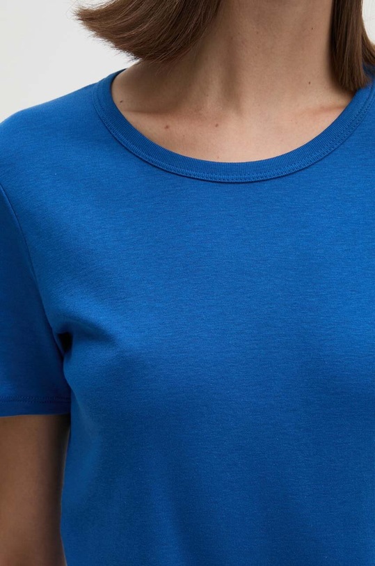 Bavlněné tričko United Colors of Benetton 3GA2E16A0 modrá