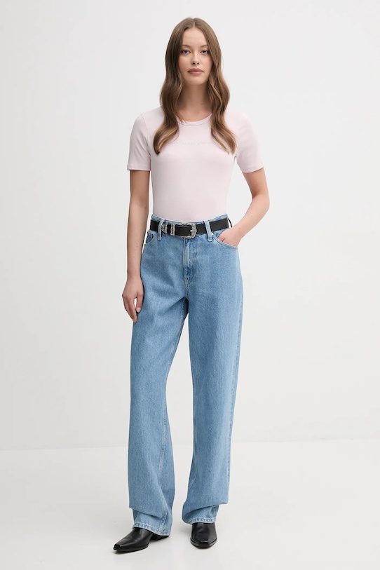 Bavlnené tričko United Colors of Benetton 3GA2E16A2 ružová AW25