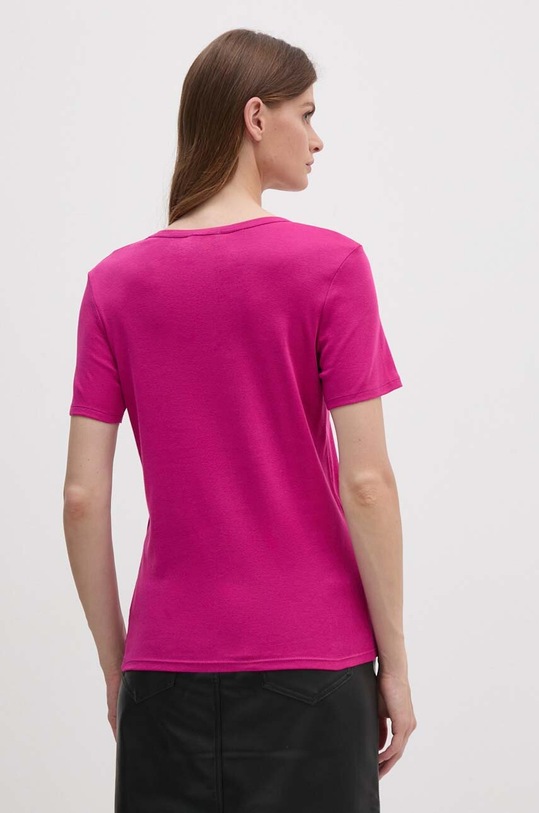 Одежда Хлопковая футболка United Colors of Benetton 3GA2E16A2 фиолетовой