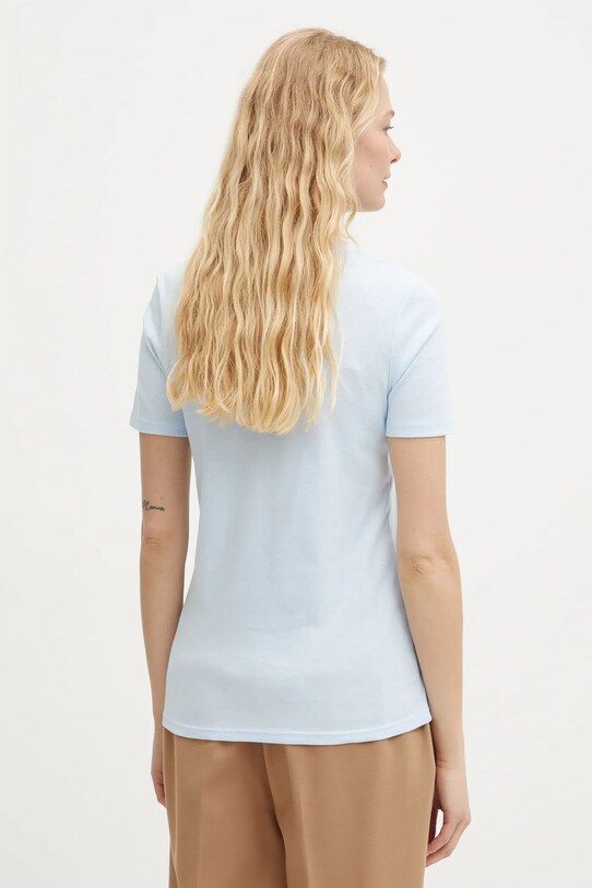 Одяг Бавовняна футболка United Colors of Benetton 3GA2E16A2 блакитний