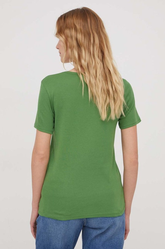 Одяг Бавовняна футболка United Colors of Benetton 3GA2E16A2 зелений