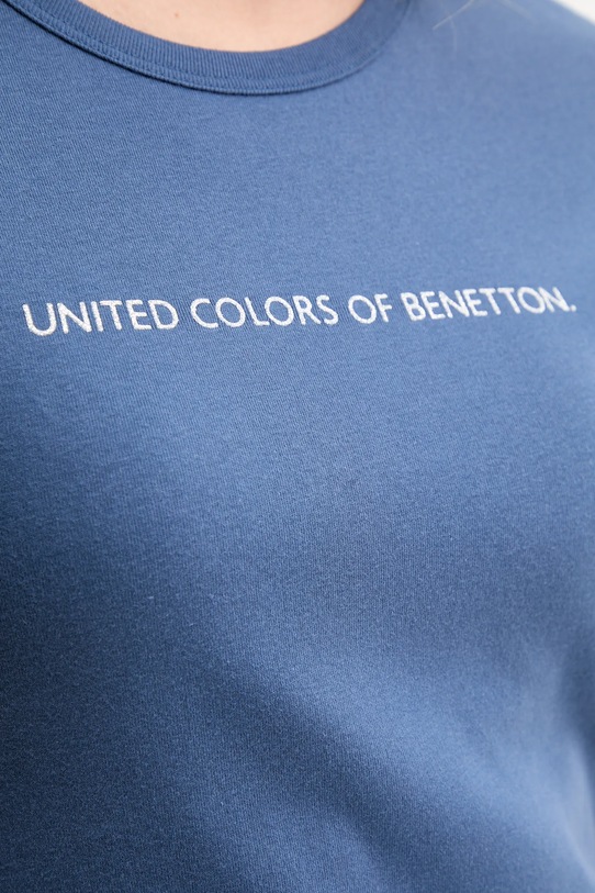 United Colors of Benetton tricou din bumbac 3GA2E16A2 albastru