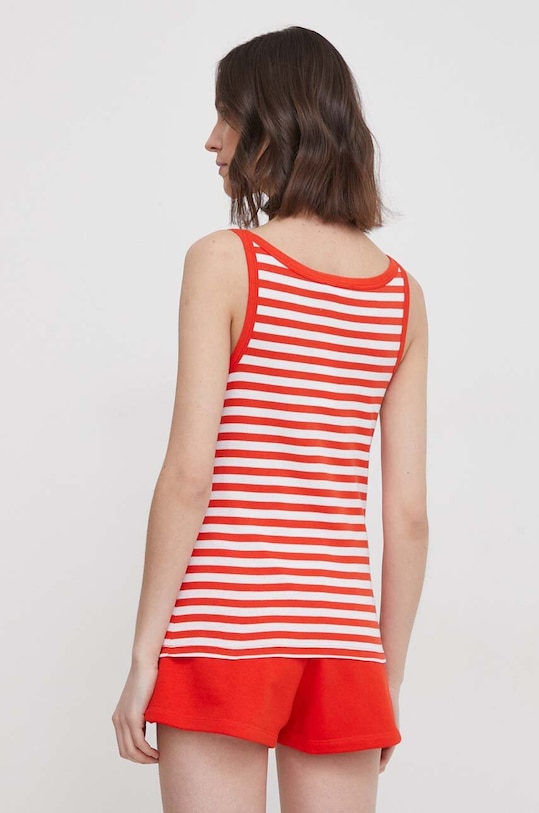 Odzież United Colors of Benetton top bawełniany 3OA6E8397 czerwony