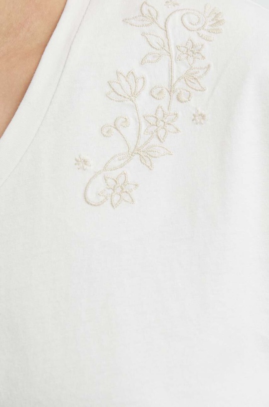 United Colors of Benetton tricou din bumbac 30I4D4010 bej