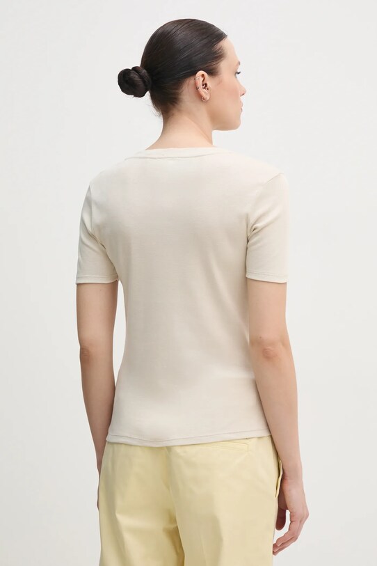 Îmbrăcăminte United Colors of Benetton tricou din bumbac 3GA2D1066 bej